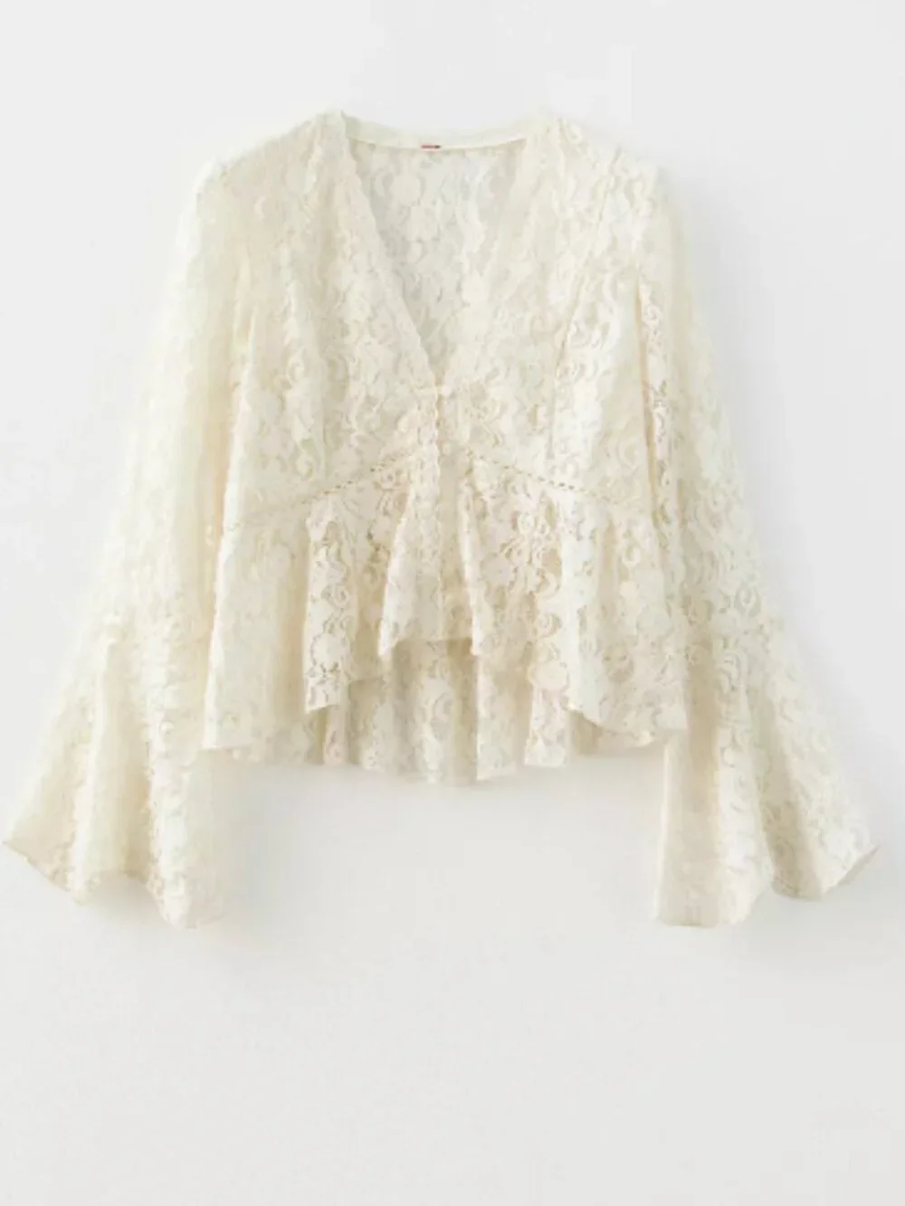 Free People Whispering Love Lace Top